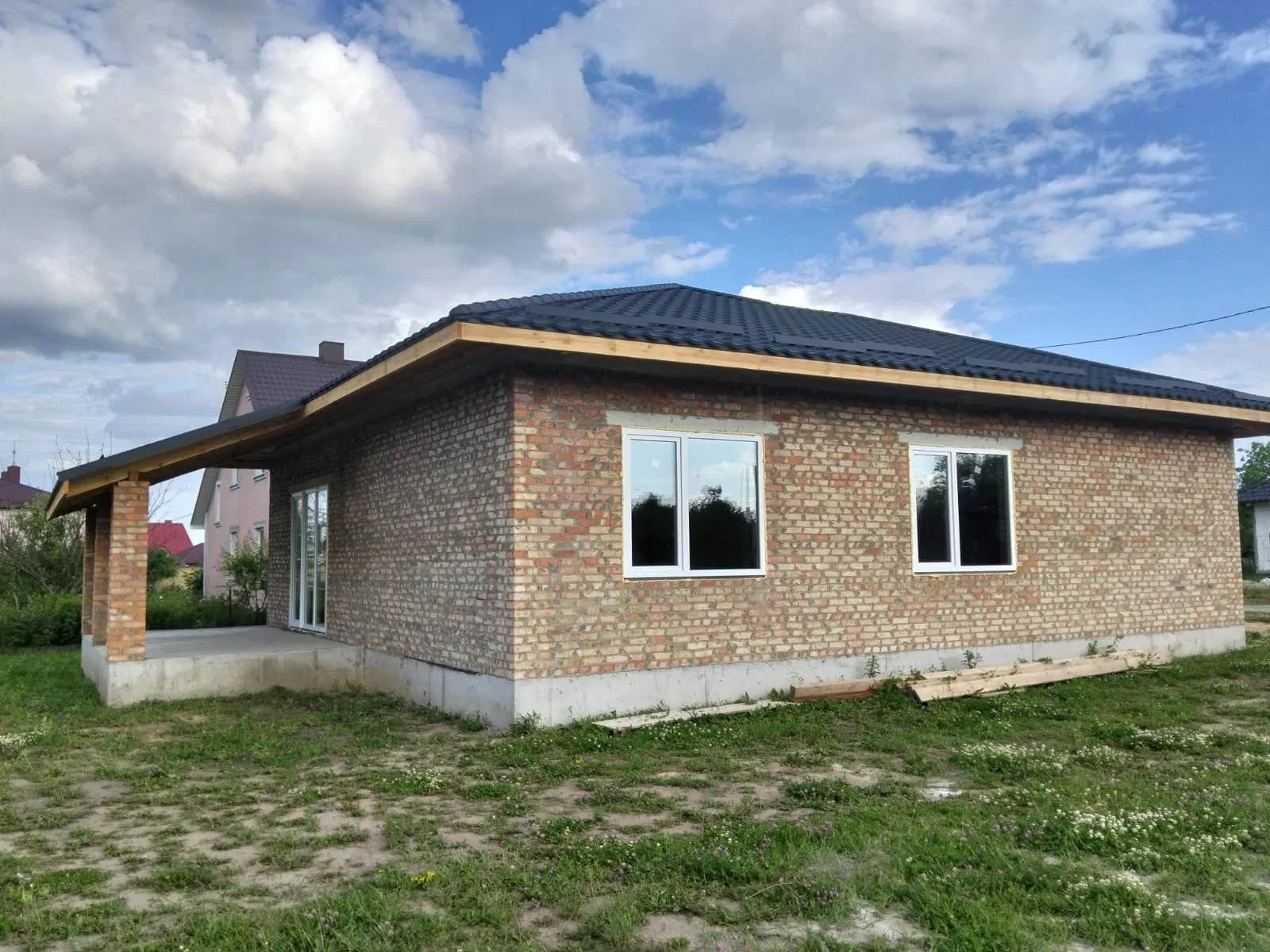 Будинок, Біла Криниця: тераса, торг, на етапі будівництва - фото 4