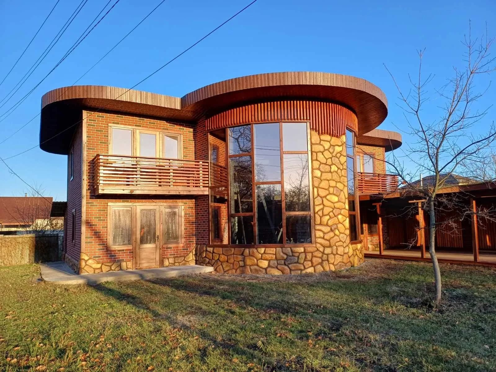 Будинок, Самар: авторський проект, басейн 7х3, під лісом - фото 3