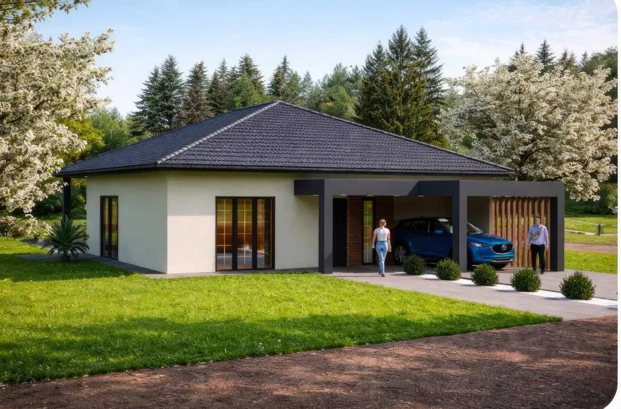 Будинок, Лісові Гринівці: 3 окремі спальні, гараж і тераса - фото 1