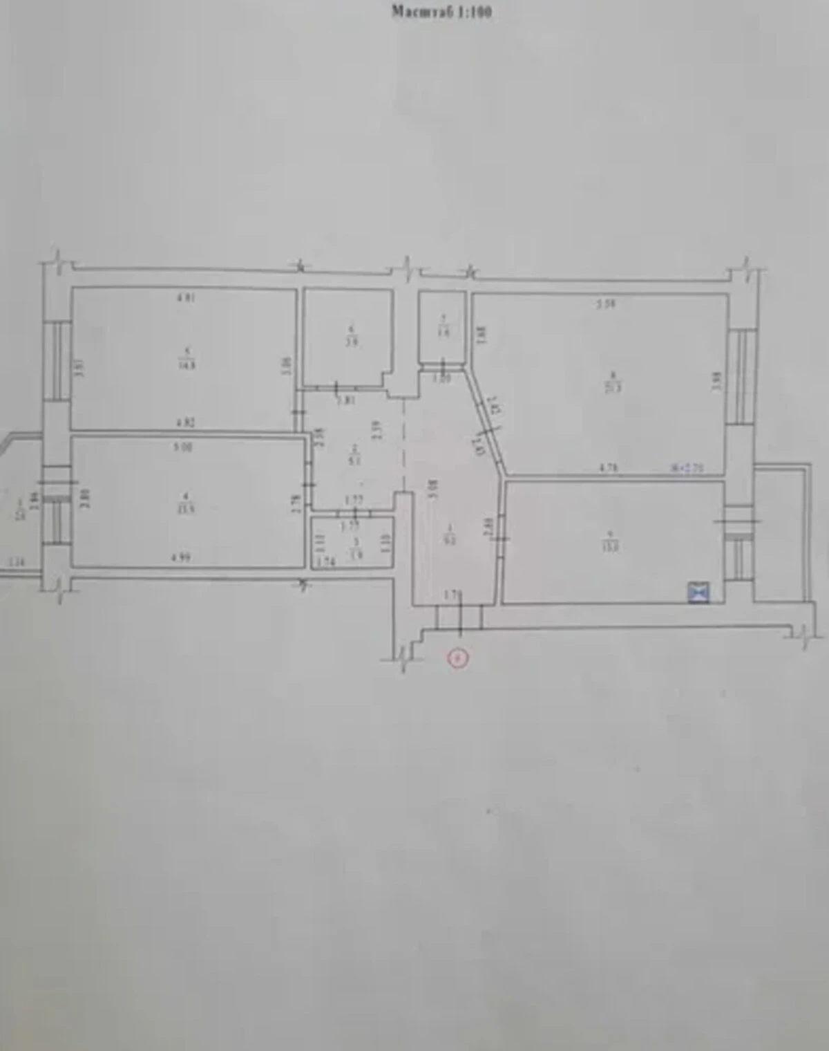 3-кімнатна квартира на вул. Затишна: гараж із підвалом, газове опалення - фото 4