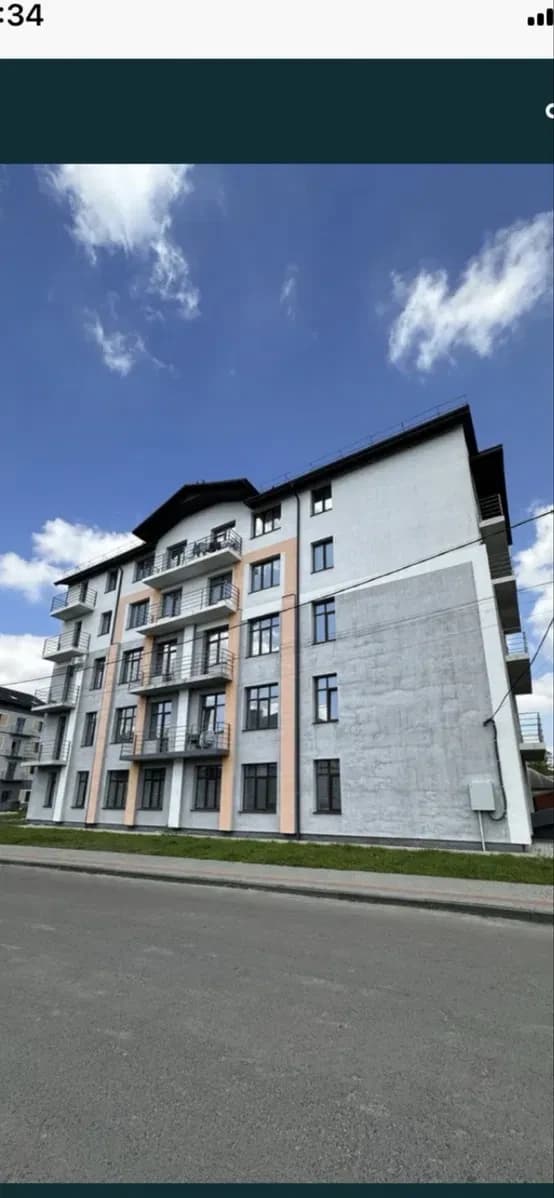 1-кімнатна квартира, Дубно: вільне планування, після будівельників - фото 1