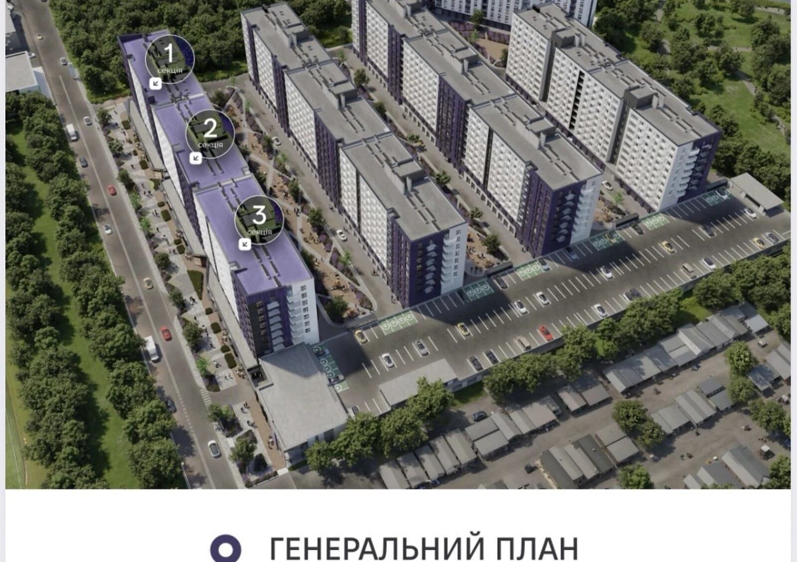 Приміщення, Замостянський: фасадне, новобудова, відкрита стоянка - фото 2