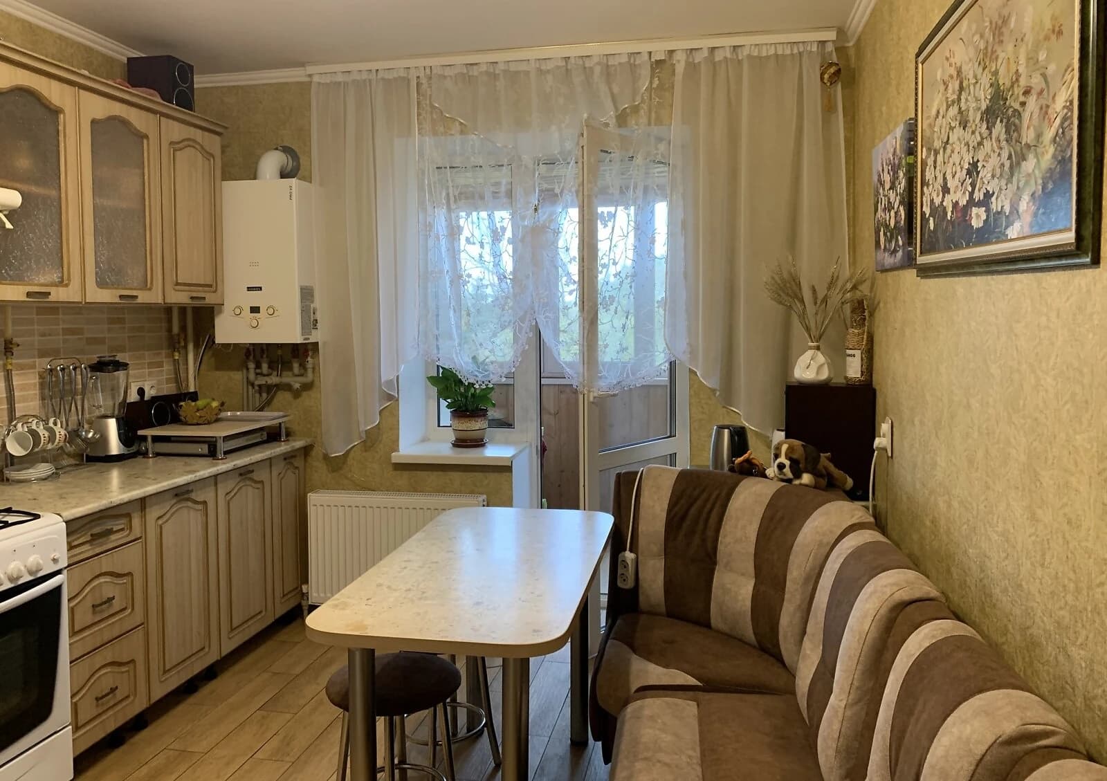 1-кімнатна квартира, Зарічний: євроремонт, газ без світла - фото 1