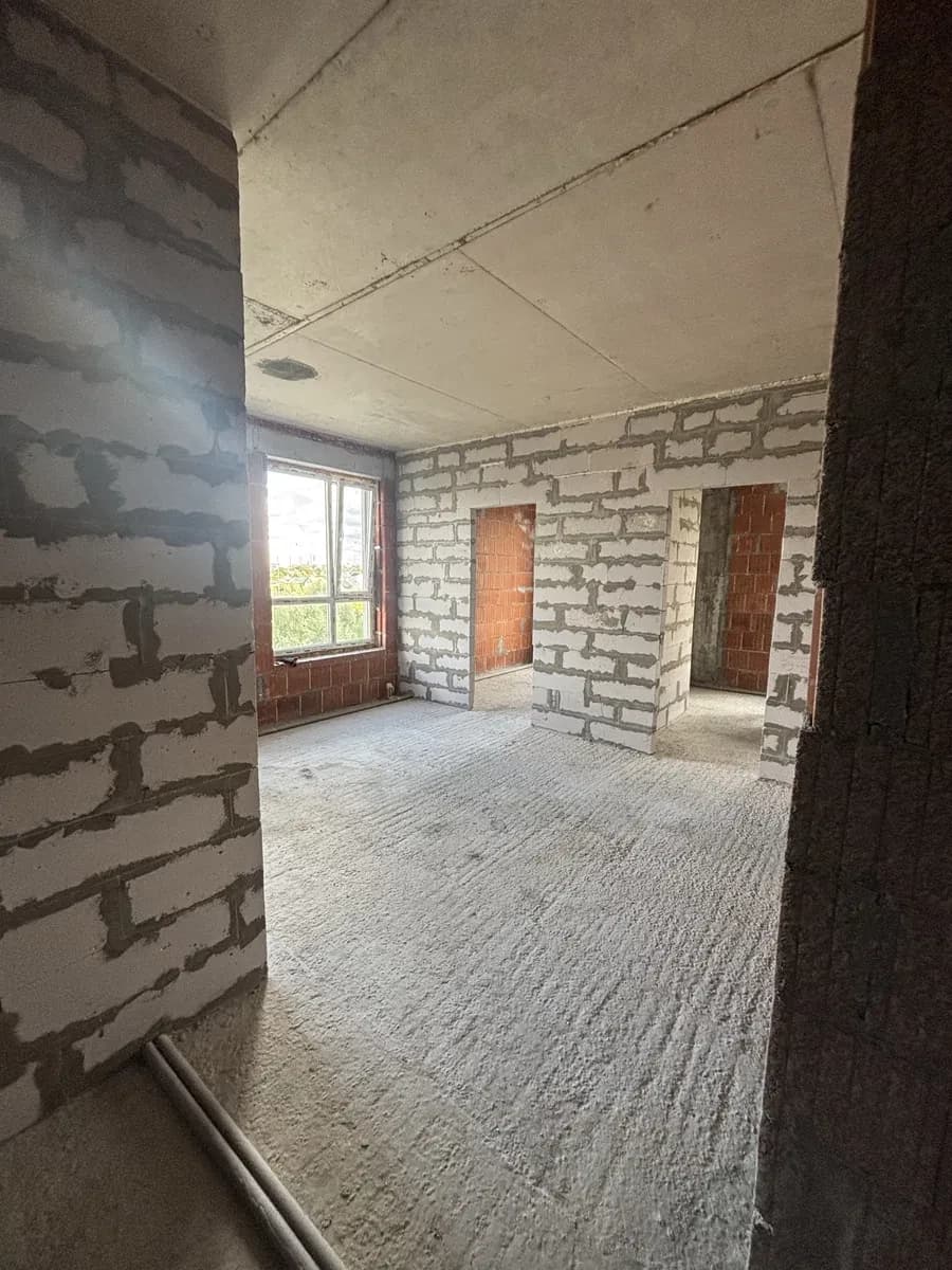 2-кімнатна квартира у ЖК Scandia: готові перестінки, стяжка підлоги - фото 2