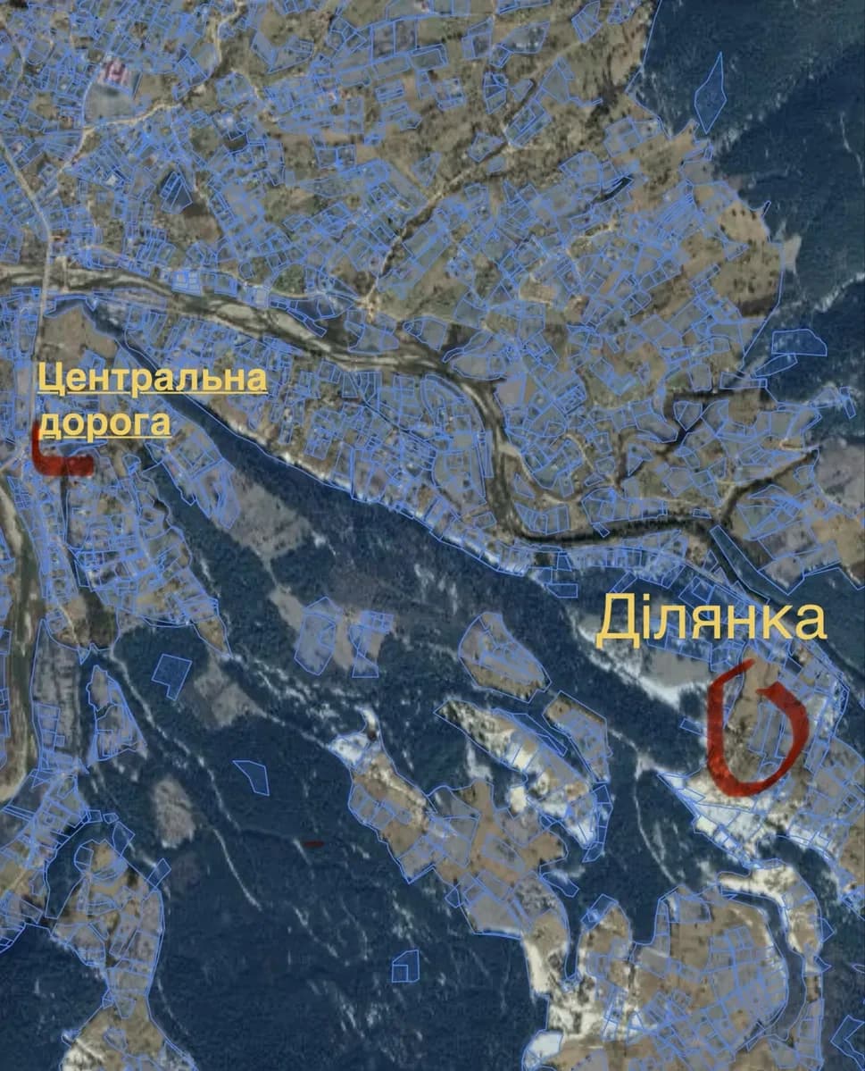 Ділянка 57 соток, Микуличин: житлова забудова, можливий обмін - фото 1
