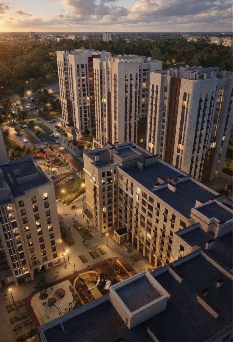 1-кімнатна квартира, Хаджибейський: від 10% внеску, 15 хв до центру - фото 1