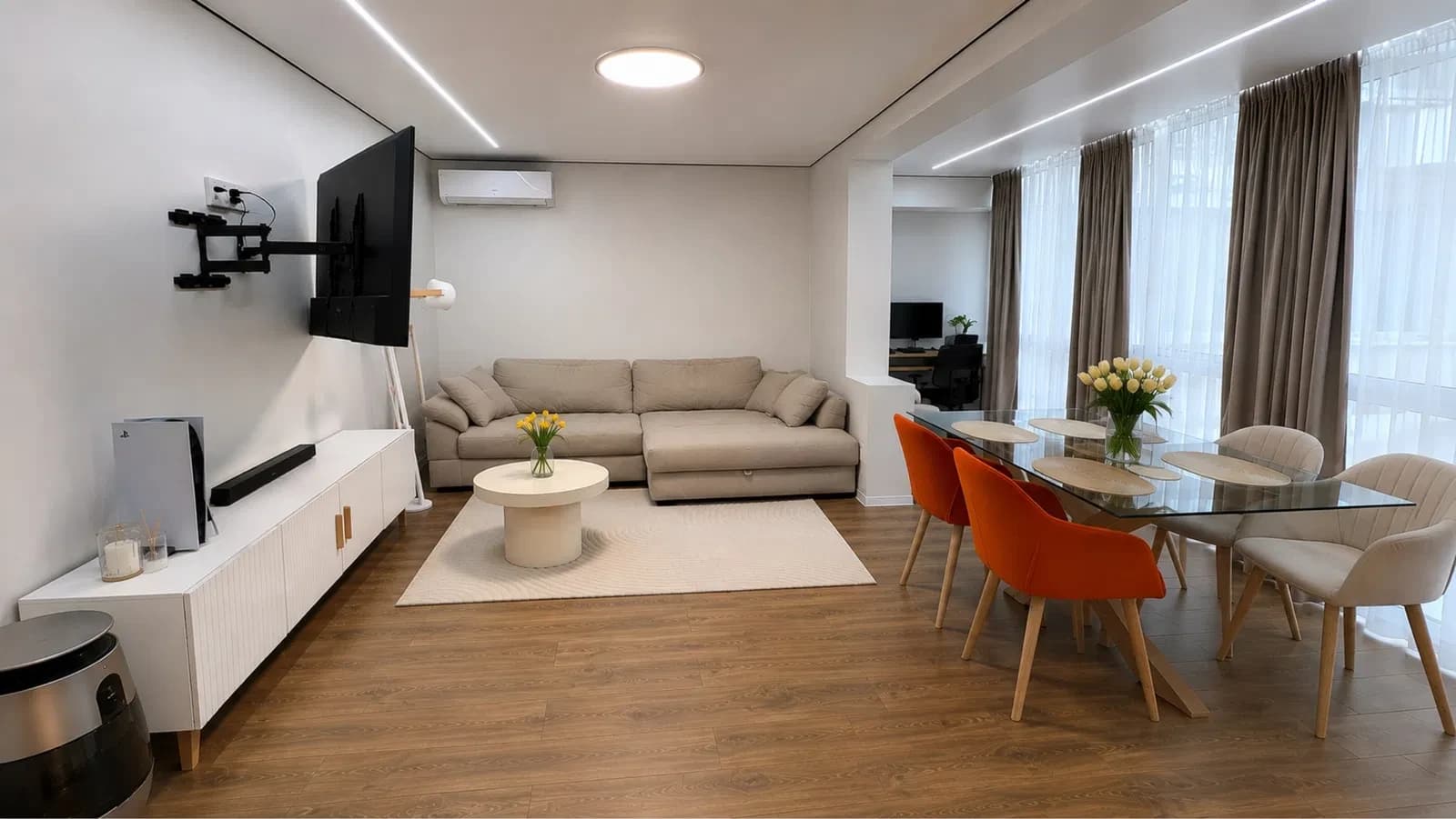Євро-3 у ЖК Orange City / Central Hills: вид на лівий берег - фото 2