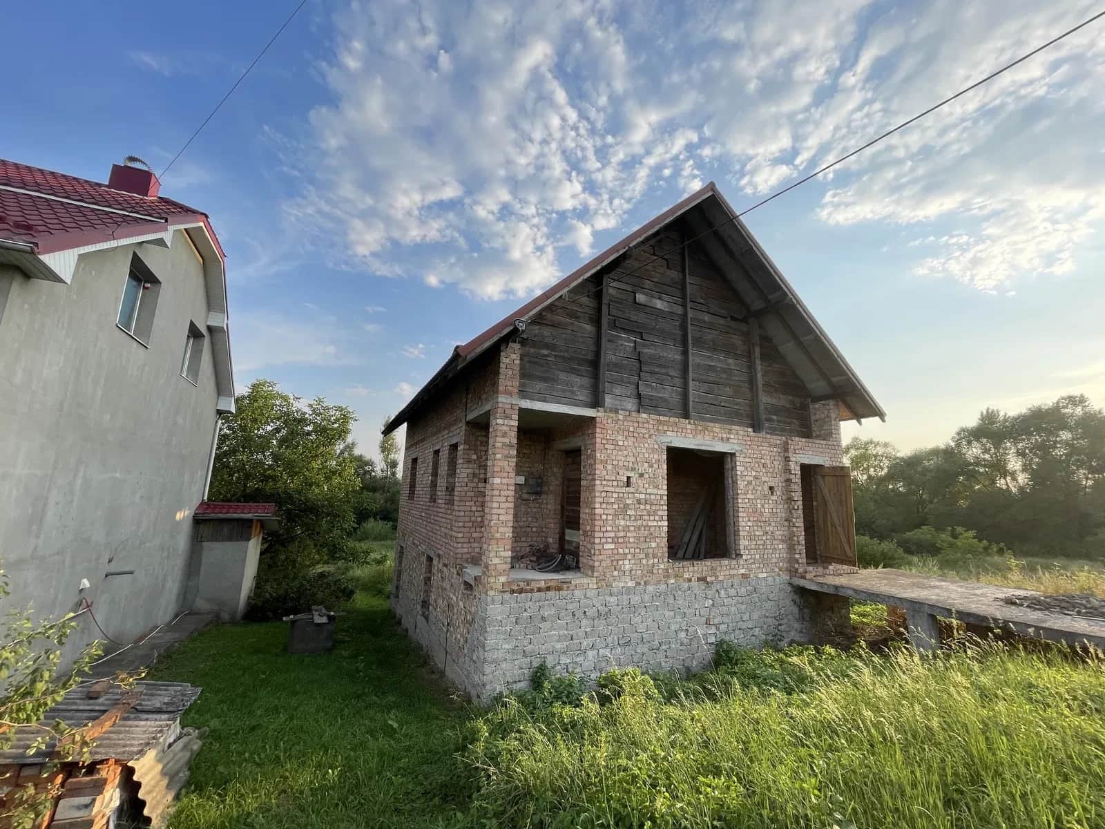 Будинок, Корнич: незавершене будівництво, ставок, криниця - фото 2