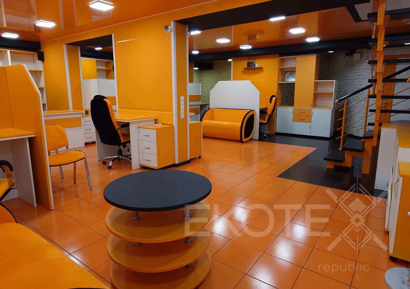 Чотирикімнатний офіс біля метро Осокорки: дизайнерський ремонт, open space - фото 4