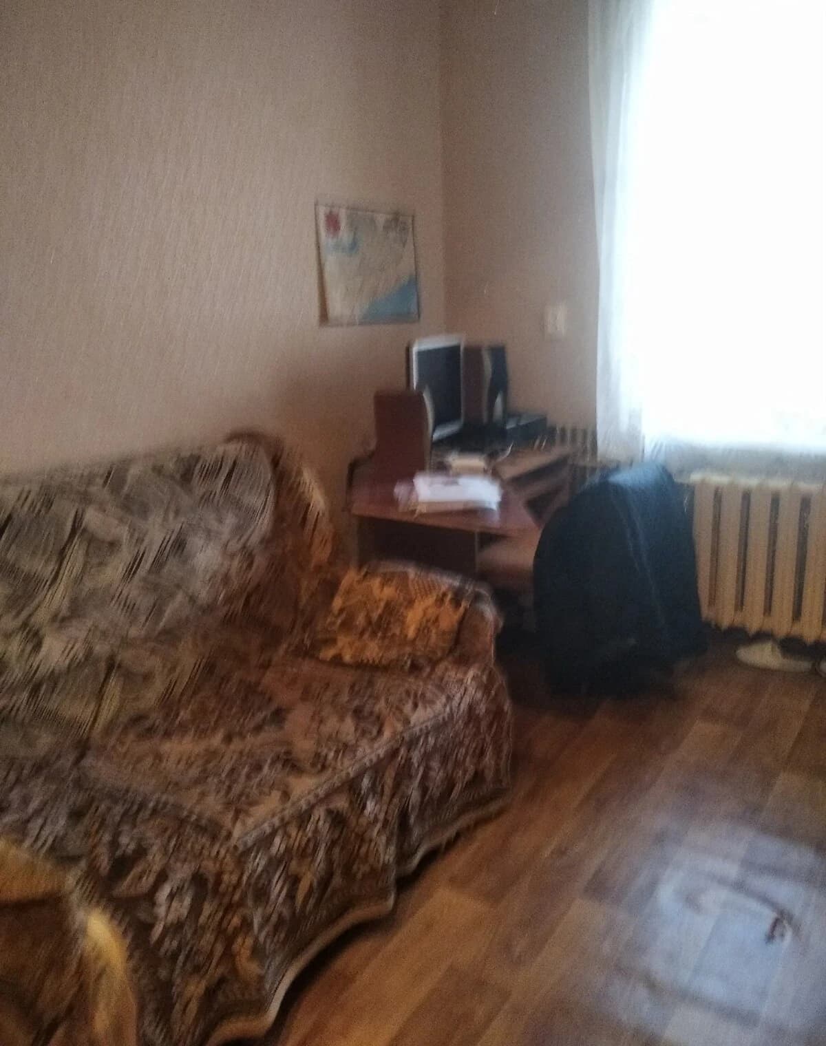 1-кімнатна квартира, Заводський: вода й опалення без світла - фото 1