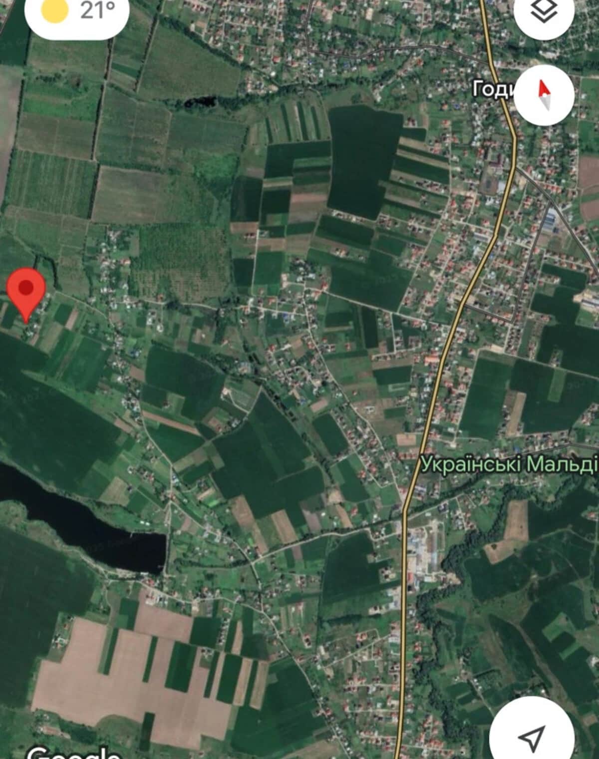 Ділянка 13.64 соток, Великий Кучурів: чорнозем, газ і світло - фото 2