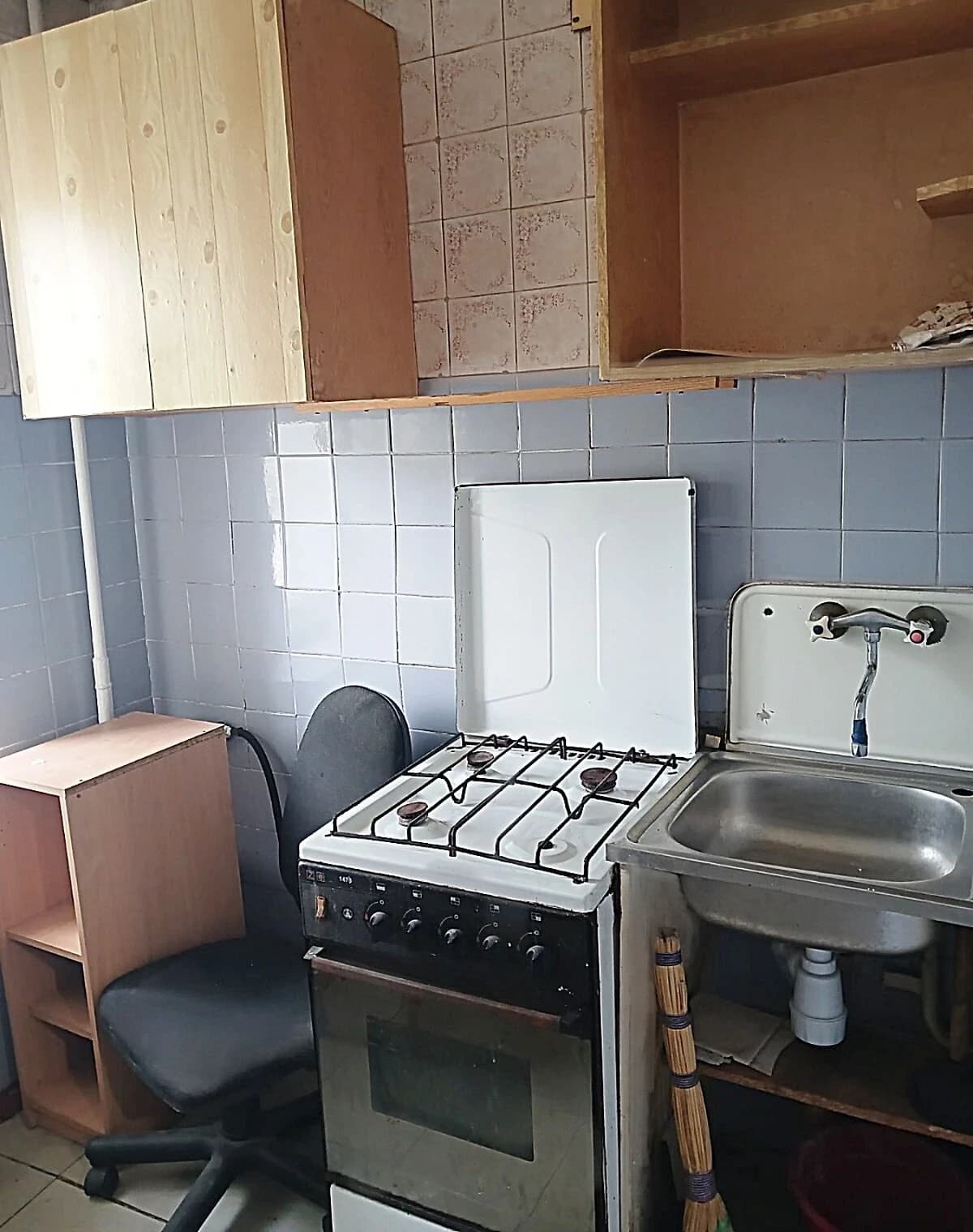 1-кімнатна квартира, Рокосовського: без ремонту, балкон - фото 1