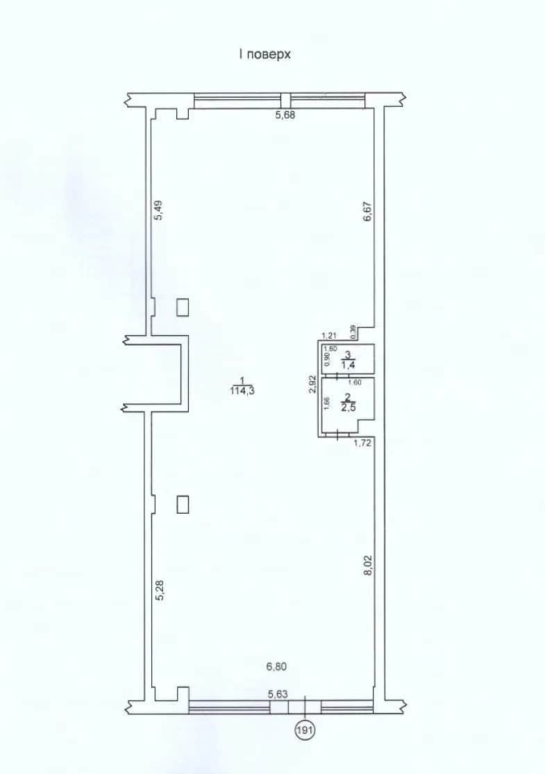 Приміщення у ЖК Тиса Renovation: фасадне, панорамні вітрини - фото 2