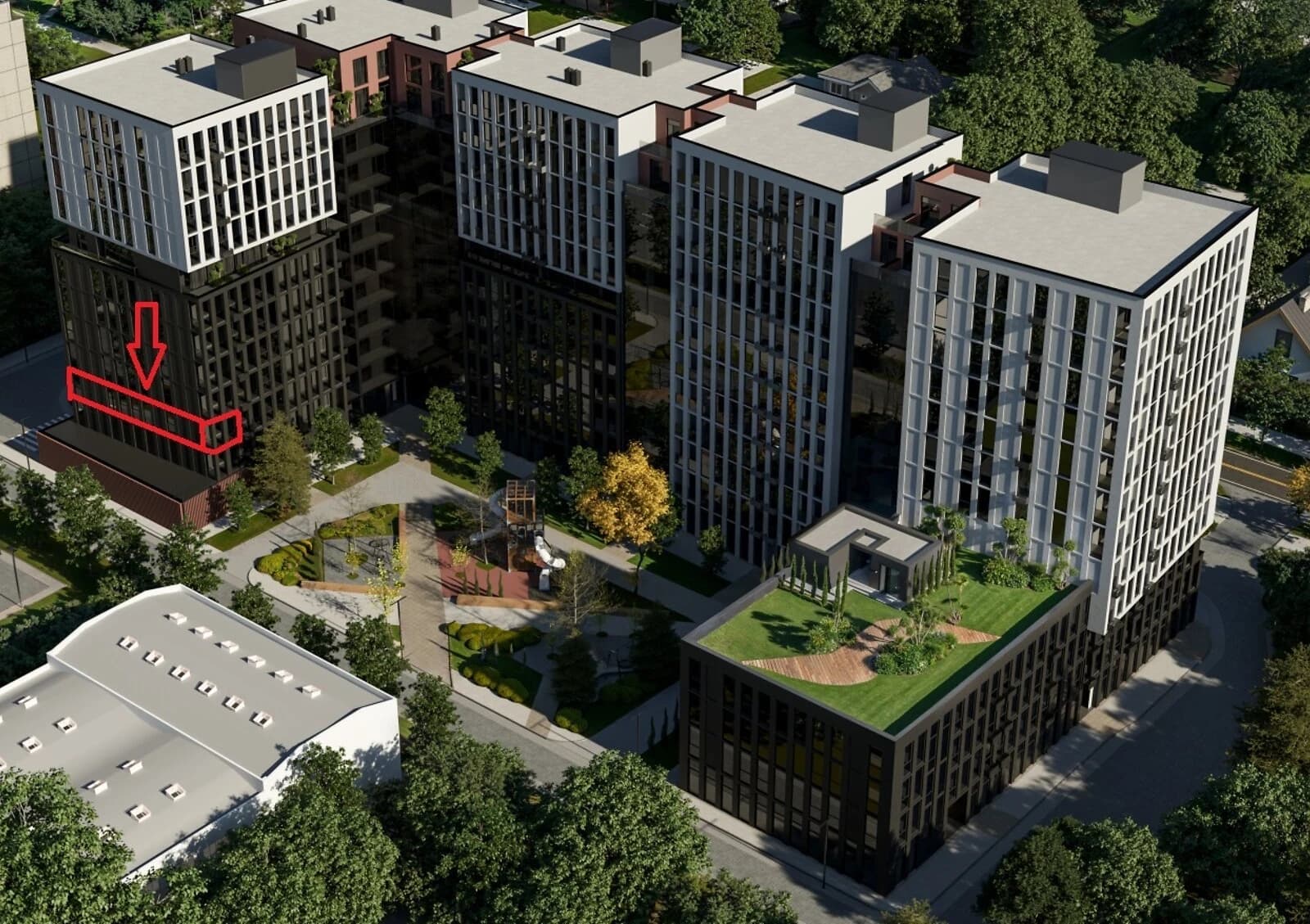 2-кімнатна квартира, Новий: кухня-студія, здача в 2027 - фото 1