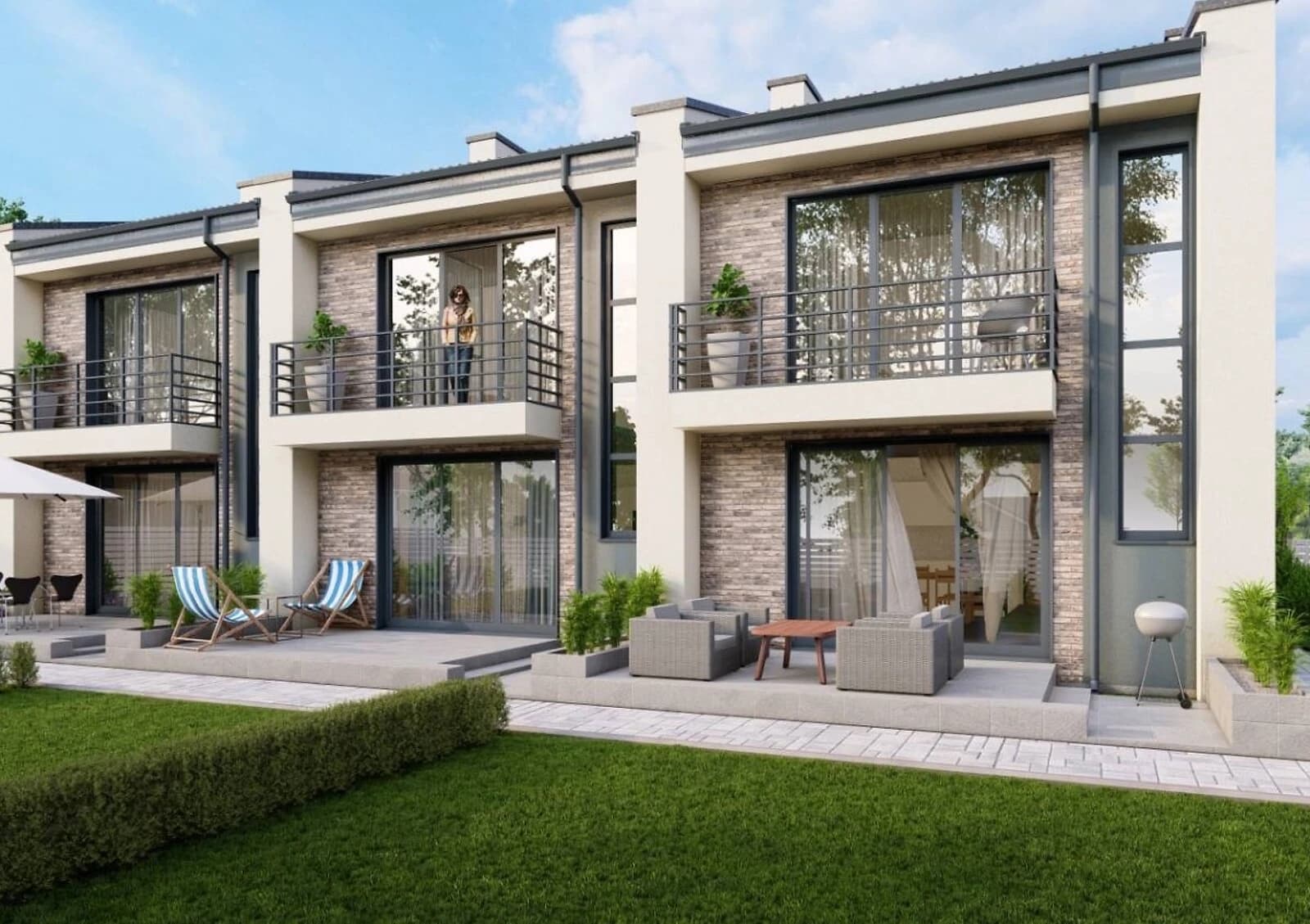 Таунхаус, Льонокомбінат: 3 спальні, резервне живлення, єОселя - фото 1