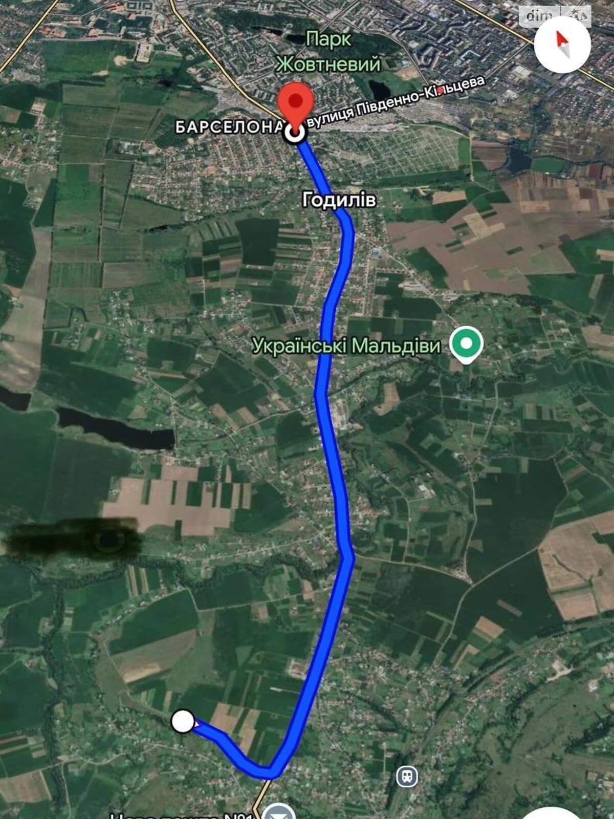 Ділянка 55.02 сотки, Великий Кучурів: житлова забудова, криниця - фото 3