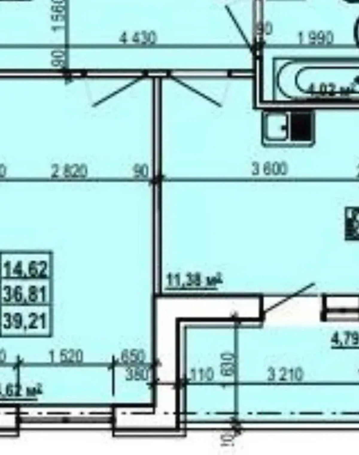 1-кімнатна квартира, Салтівський: новобудова, здача у 2026 - фото 3