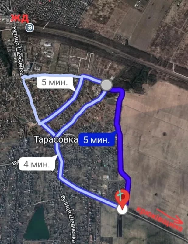 Ділянка 40 соток, Тарасівка: промислового призначення, два під'їзди - фото 4