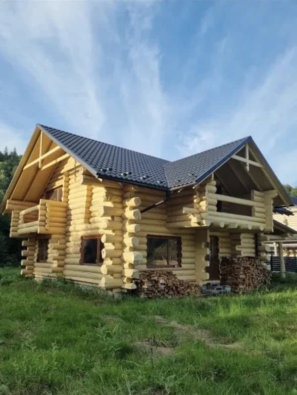 Шале, Микуличин: дикий зруб, Буковель 19 км - фото 1