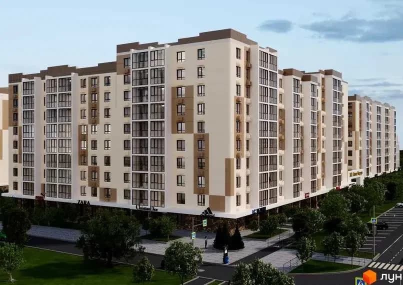 1-кімнатна квартира у ЖК Олімп Модерн: вільне планування, генератор - фото 3