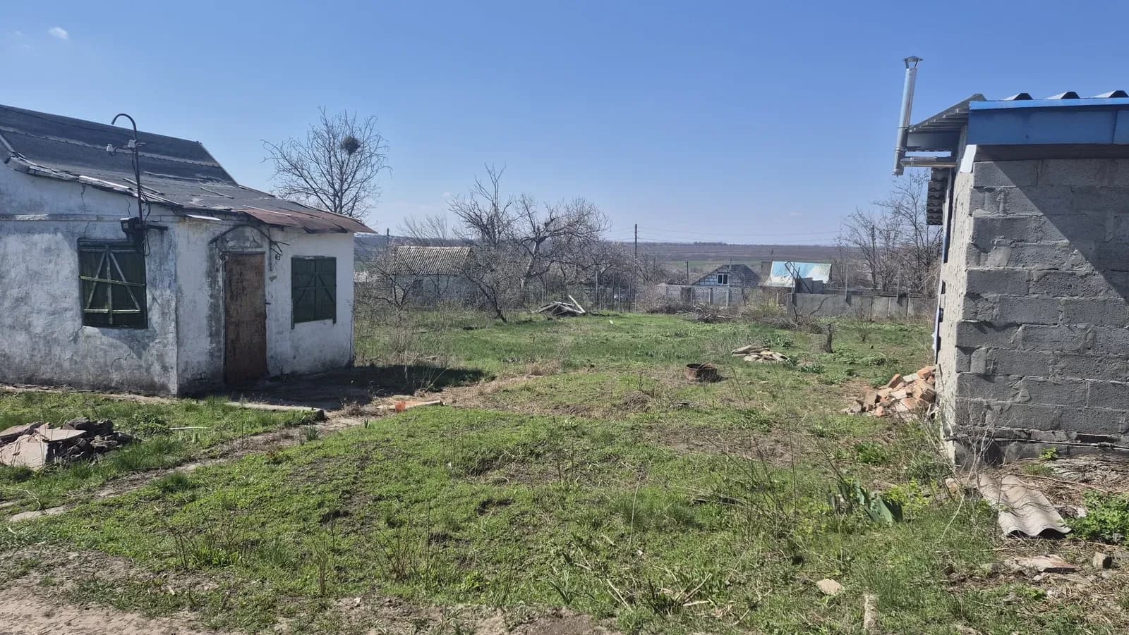 Ділянка 6 соток, Мирне: світло і вода, будинок, під будівництво - фото 2