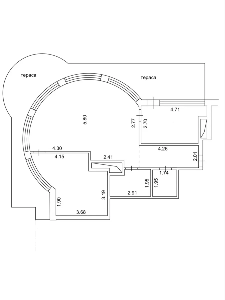 Пентхаус у ЖК 52 Перлина (Pechersk Plaza): тераса 45 м², панорама Києва - фото 4