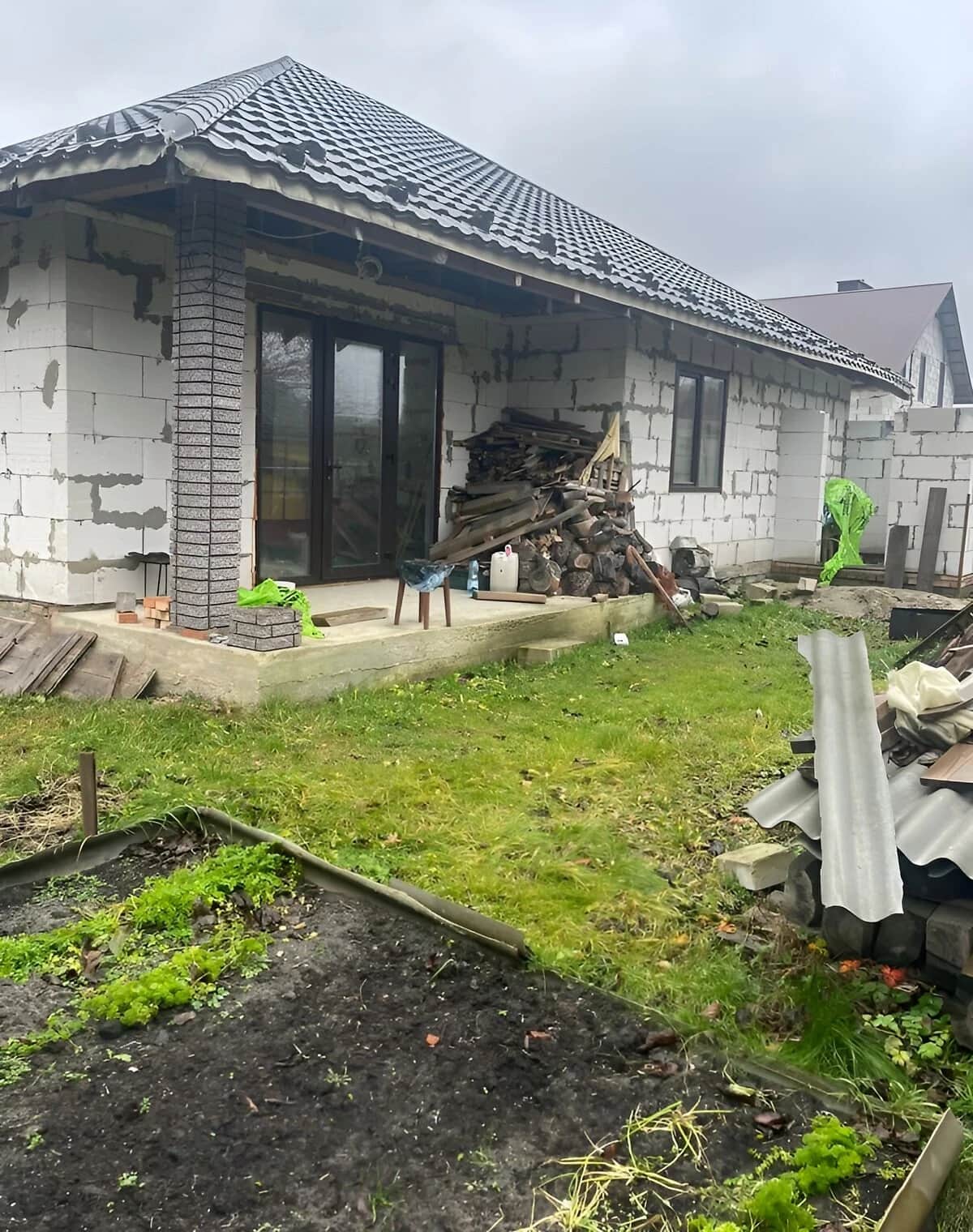 Будинок, Ковель: свердловина, газобетонні стіни, будівельна обробка - фото 2