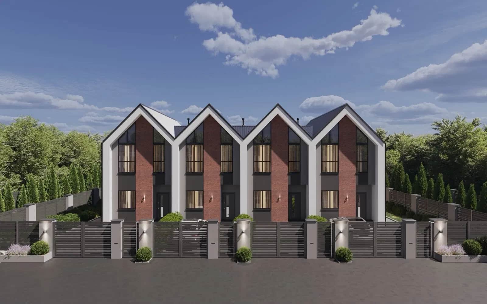Таунхаус, Сади: дуплекс, тераса 20 м², мансарда 40 м² - фото 2