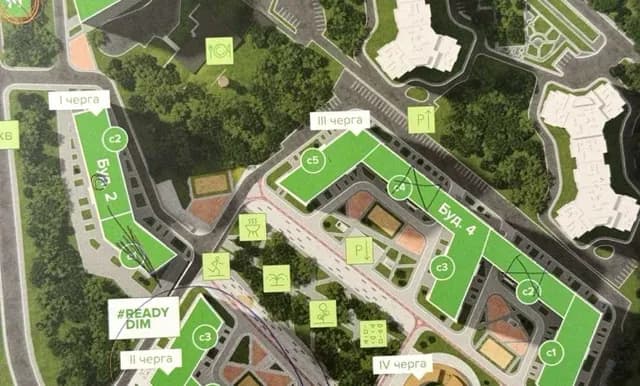 2-кімнатна квартира у ЖК Метрополіс: вид на ліс - фото 1