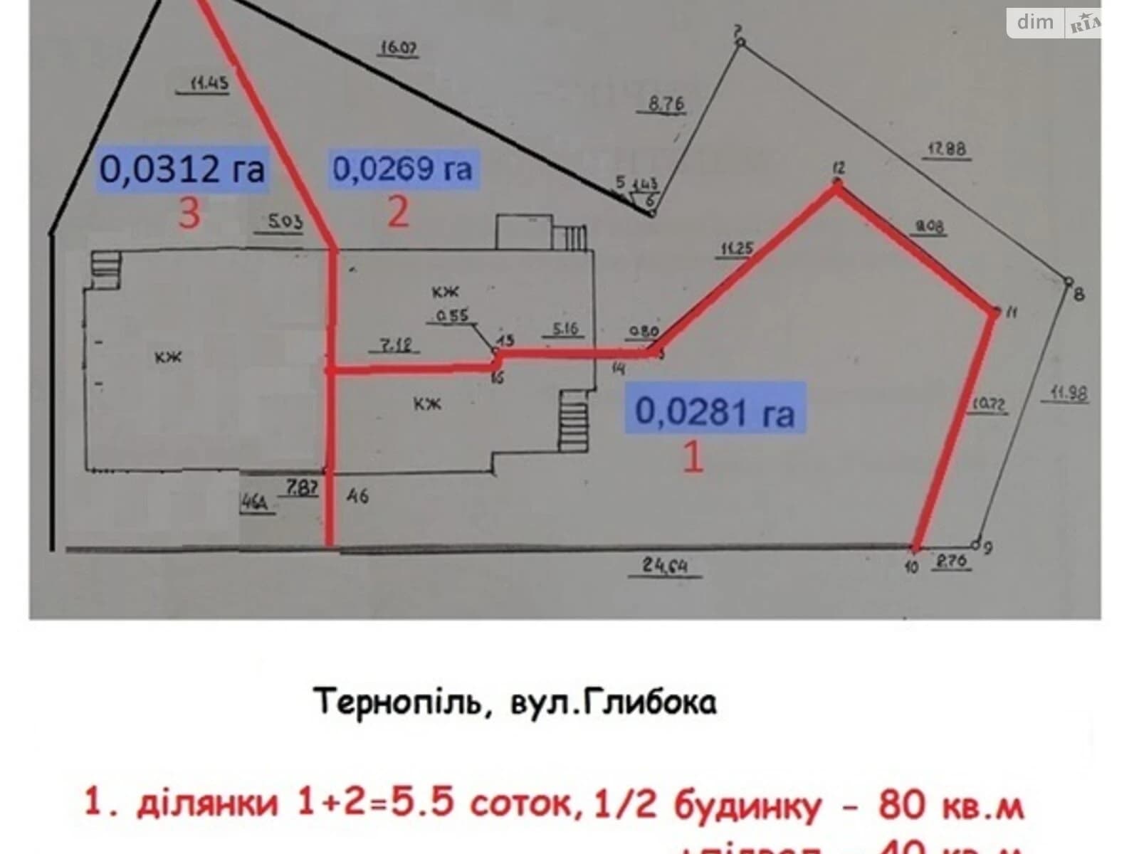 Ділянка 5.5 соток, Центр: під житлову забудову, торг можливий - фото 2