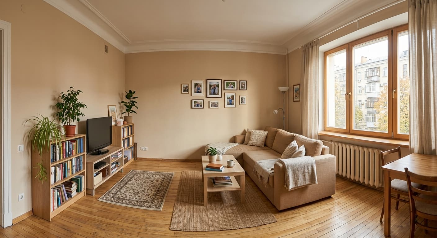 Світла 1-кімнатна квартира 41 м² в Києві – ваш новий дім! - фото 1