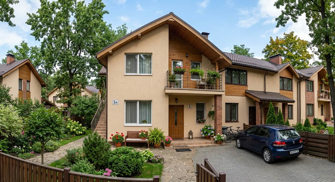Сучасний таунхаус 38 м² у Києві: комфортне життя чекає - фото 1